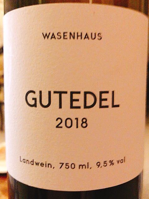 Wasenhaus Gutedel 2018