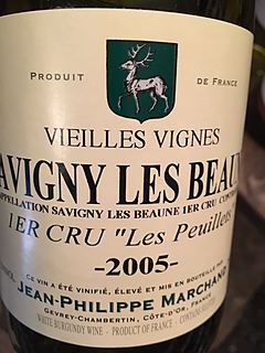 Jean Philippe Marchand Savigny Les Beaune 1er Cru Les Peuillets Vieilles Vignes(ジャン・フイリップ・マルシャン サヴィニー・レ・ボーヌ プルミエ・クリュ レ・プイエ ヴィエイユ・ヴィーニュ)