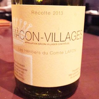 Les Héritiers du Comte Lafon Mâcon Villages(レ・ゼリティエール・デュ・コント・ラフォン マコン・ヴィラージュ)