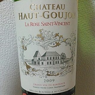 Ch. Haut Goujon La Rose Saint Vincent