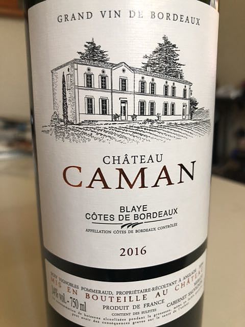 Ch. Caman Blaye Côte de Bordeaux Rouge(シャトー・カマン ルージュ)