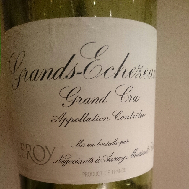 Maison Leroy Grands Echezeaux Grand Cru(メゾン・ルロワ Maison Leroy Grands Echezeaux Grand Cru(メゾン・ルロワ