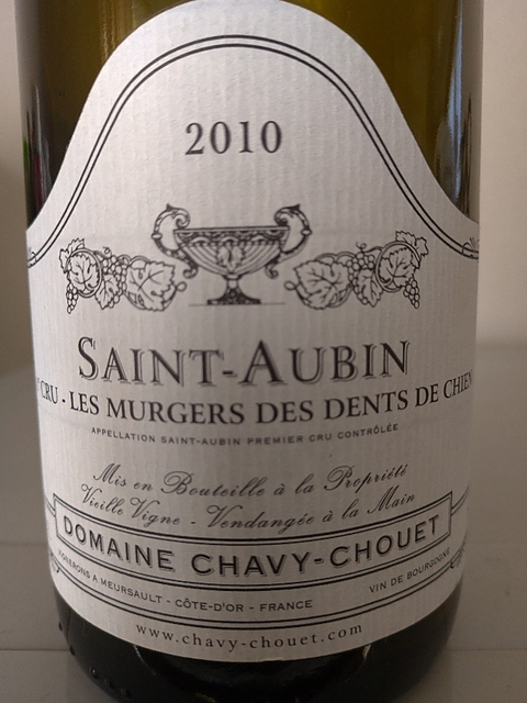 Dom. Chavy Chouet Saint Aubin 1er Cru Les Murgers des Dents de Chien