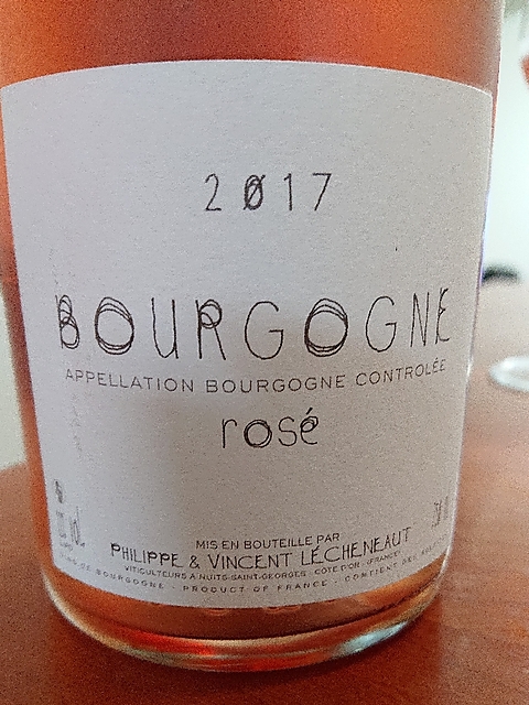 Philippe & Vincent Lécheneaut Bourgogne Rosé(フィリップ・エ・ヴァンサン・レシュノー ブルゴーニュ ロゼ)