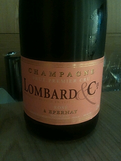 Champagne Lombard Brut 1er Cru Epernay Rosé