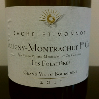 Dom. Bachelet Monnot Puligny Montrachet 1er Cru Les Folatières(ドメーヌ・バシュレ・モノ ピュリニー・モンラッシェ プルミエ・クリュ レ･フォラティエール)