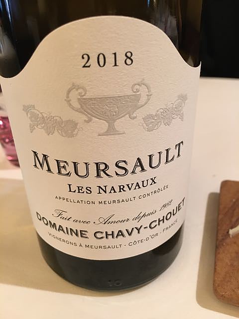 Dom. Chavy Chouet Meursault Les Narvaux(ドメーヌ・シャヴィ・シュエ ムルソー レ・ナルヴォー)