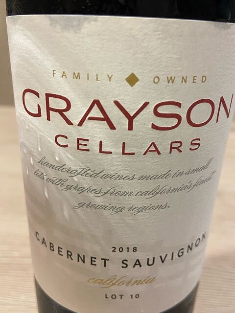 Grayson Cellars Cabernet Sauvignon(グレイソン・セラーズ カベルネ・ソーヴィニヨン)