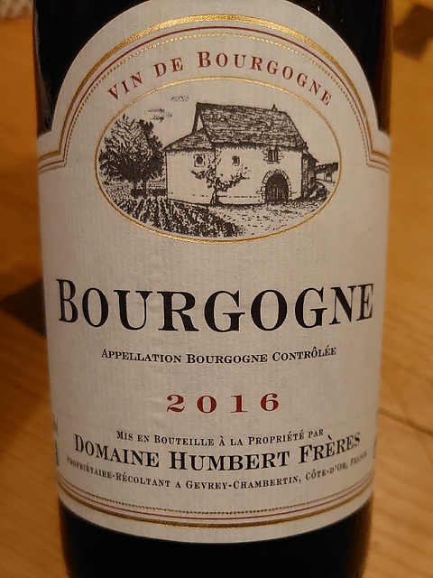 Dom. Humbert Frères Bourgogne Rouge