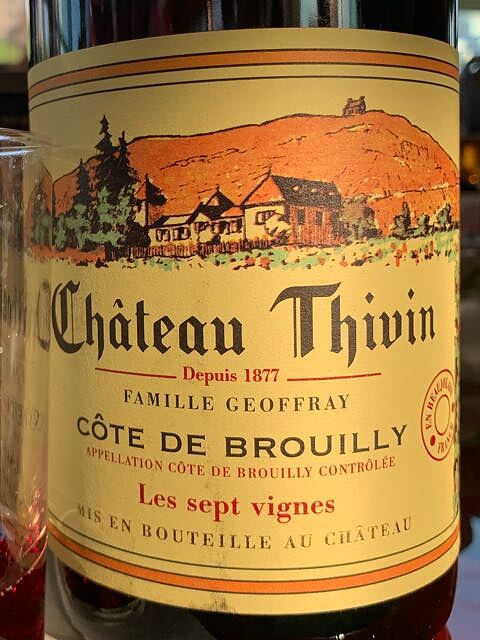 Ch. Thivin Côte de Brouilly Les Sept Vignes(シャトー・ティヴァン コート・ド・ブルイィ レ・セット・ヴィーニュ)