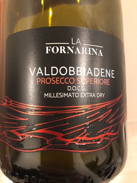 La Fornarina Valdobbiadene Prosecco Superiore Millesimato Extra Dry