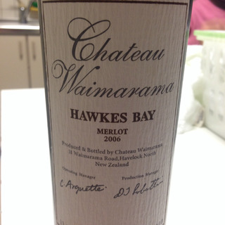 Ch. Waimarama Merlot 2006