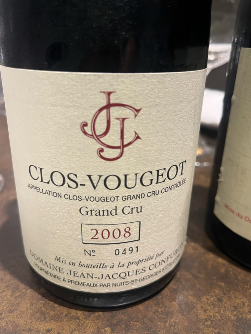 【グラン・クリュ】 クロ・ヴージョ　ジャン・ボーヴァロン 2003 セラー保管 Dom. Jean Jacques Confuron Clos Vougeot Grand | Vinica 無料
