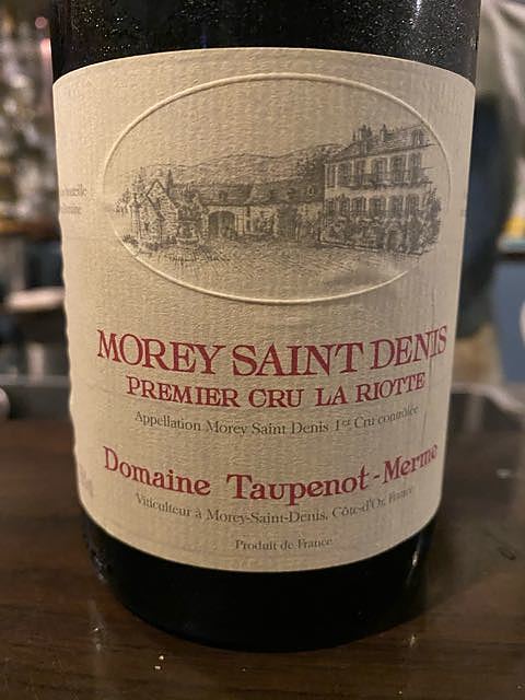 Dom. Taupenot Merme Morey Saint Denis 1er Cru La Riotte(ドメーヌ・トープノ・メルム モレ・サン・ドニ プルミエ・クリュ ラ・リオット)