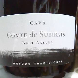 Comte de Subirats Cava Brut Nature(コンテ・デ・スビラト カヴァ ブリュット・ナチューレ)