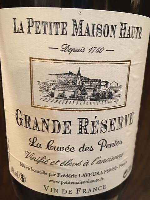 La Petite Maison Haute Grande Réserve La Cuvée des Pentes(ラ・プティット・メゾン・オート グラン・レゼルヴ ラ・キュヴェ・デ・ペント)