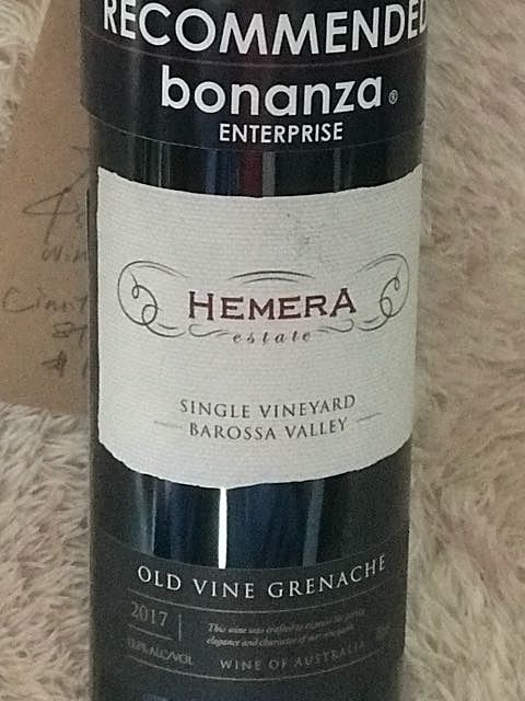 Hemera Estate Single Vineyard Old Vine Grenache