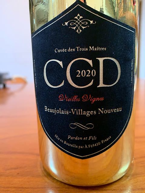 C.C.D. Beuajolois Villages Nouveau Cuvée des Trois Maitres Vieilles Vignes(セセデ ボージョレ・ヴィラージュ・ヌーヴォー キュヴェ・トロワ・メートル ヴィエイユ・ヴィーニュ)