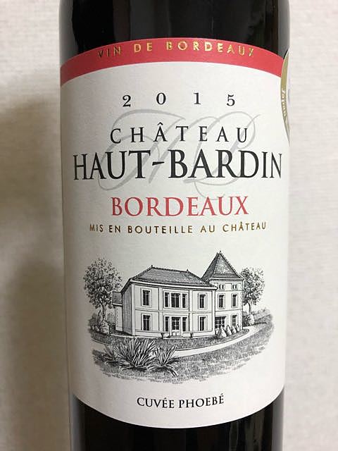 Ch. Haut Bardin Cuvée Phoebé(シャトー・オー・バルダン キュヴェ・フォーブ)