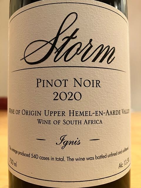 Storm Ignis Pinot Noir(ストーム イグニス ピノ・ノワール)