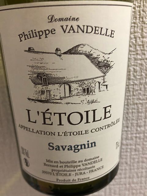 Dom. Philippe Vandelle L'Etoile Savagnin(ドメーヌ フィリップ・ヴァンデル レトワール サヴァニャン)