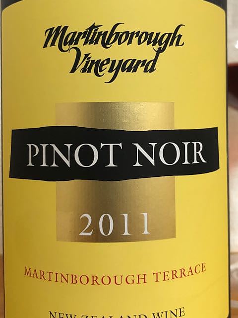 Martinborough Vineyard Pinot Noir(マーティンボロー・ヴィンヤード ピノ・ノワール)