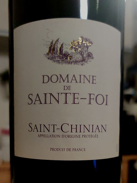 Dom. de Sainte Foi Saint Chinian