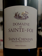 Dom. de Sainte Foi Saint Chinian(2020)
