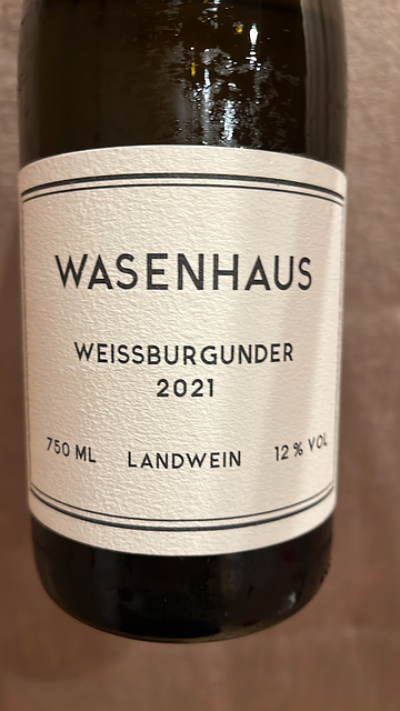 Wasenhaus Weissburgunder 2021