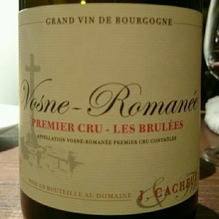 J. Cacheux Vosne Romanée 1er Cru Les Brulées