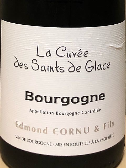 Edmond Cornu & Fils Bourgogne La Cuvée des Saints de Glace Rouge