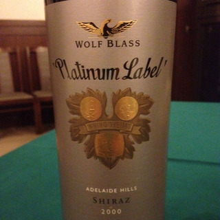 Wolf Blass Platinum Label Shiraz Adelaide Hills