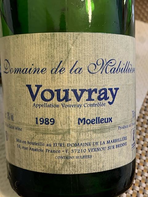 Dom. de la Mabillière Vouvray Moelleux