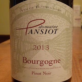 Dom. Pansiot Bourgogne Pinot Noir