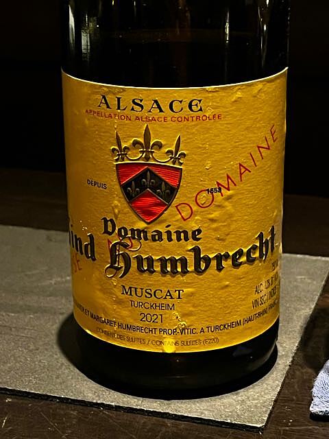 Dom. Zind Humbrecht Muscat Turckheim(ドメーヌ・ツィント・フンブレヒト ミュスカ チュルクハイム)