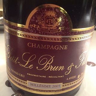 Petit Le Brun et Fils Grand Cru Brut Millesime