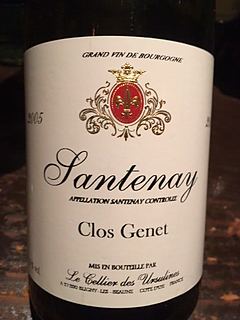 Cellier des Ursulines Santenay Clos Genet