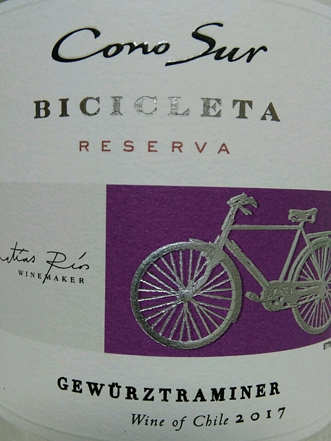 Cono Sur Bicicleta Gewürztraminer Reserva(コノ・スル ビシクレタ ゲヴュルツトラミネール レゼルヴァ)