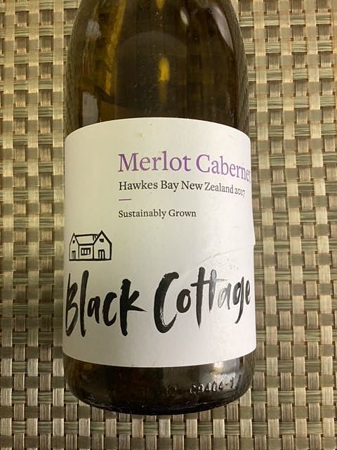 Black Cottage Merlot Cabernet Hawkes Bay(ブラック・コテージ メルロー カベルネ ホークス・ベイ)