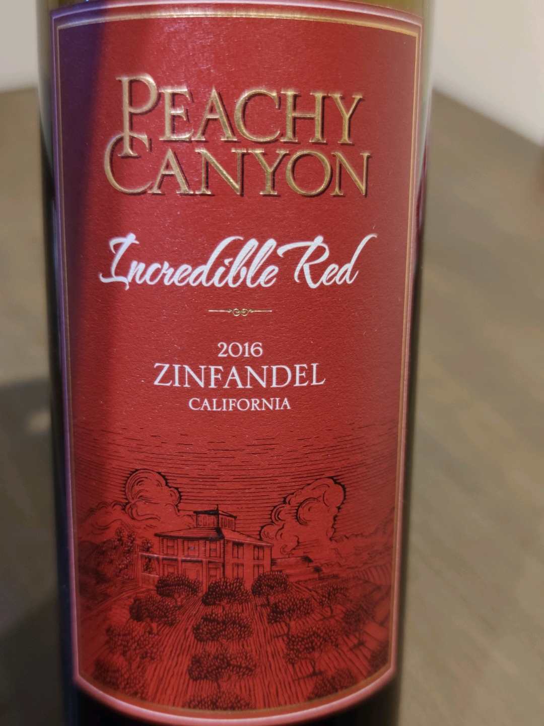 Peachy Canyon Incredible Red Zinfandel(ピーチ―・キャニオン