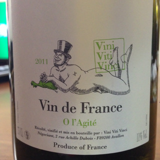 Vini Viti Vinci Vin de France O l'Agité(ヴィニ・ヴィティ・ヴィンチ ヴァン・ド・フランス オ・ラジデ)