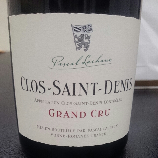 Pascal Lachaux Clos Saint Denis Grand Cru(パスカル・ラショー