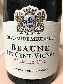 Ch. de Meursault Beaune 1er Cru Les Cent Vignes(シャトー・ド・ムルソー ボーヌ プルミエ・クリュ レ・サン・ヴィーニュ)