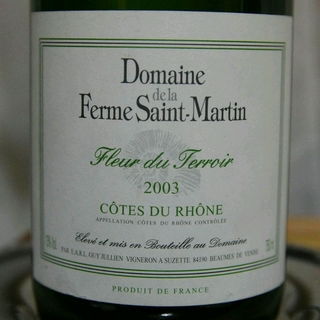 Dom. La Ferme Saint Martin Fleur du Terroir(ドメーヌ・ド・ラ・フェルム・サン・マルタン フルール・デュ・テロワール)