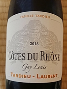 タルデュー・ローラン コート・デュ・ローヌ ギィ・ルイ ルージュ