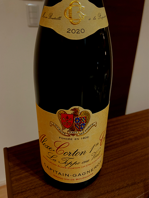 Capitain Gagnerot Aloxe Corton 1er Cru La Toppe au Vert