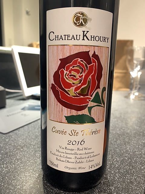 Ch. Khoury Cuvée Ste Thérèse 2016