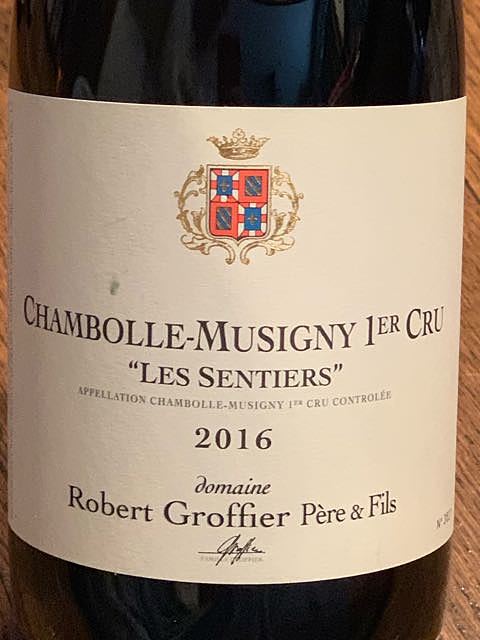 Robert Groffier Père & Fils Chambolle Musigny 1er Cru Les Sentiers(ロベール・グロフィエ・ペール・エ・フィス シャンボール・ミュジニー プルミエ・クリュ レ・サンティエ)