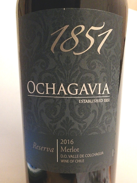 Ochagavia 1851 Reserva Merlot(オチャガビア 1851 レゼルヴァ メルロ)