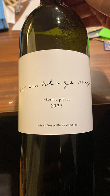 胎内高原ワイン Assemblage rouge réserve privée 2023